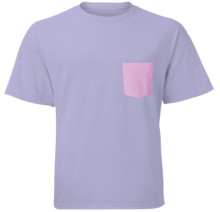 Light Purple and Pink Contrast Pocket