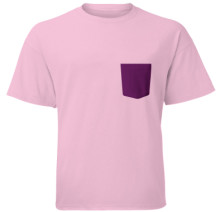 Pink and Purple Contrast Pocket